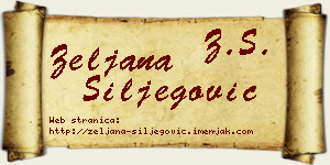 Željana Šiljegović vizit kartica